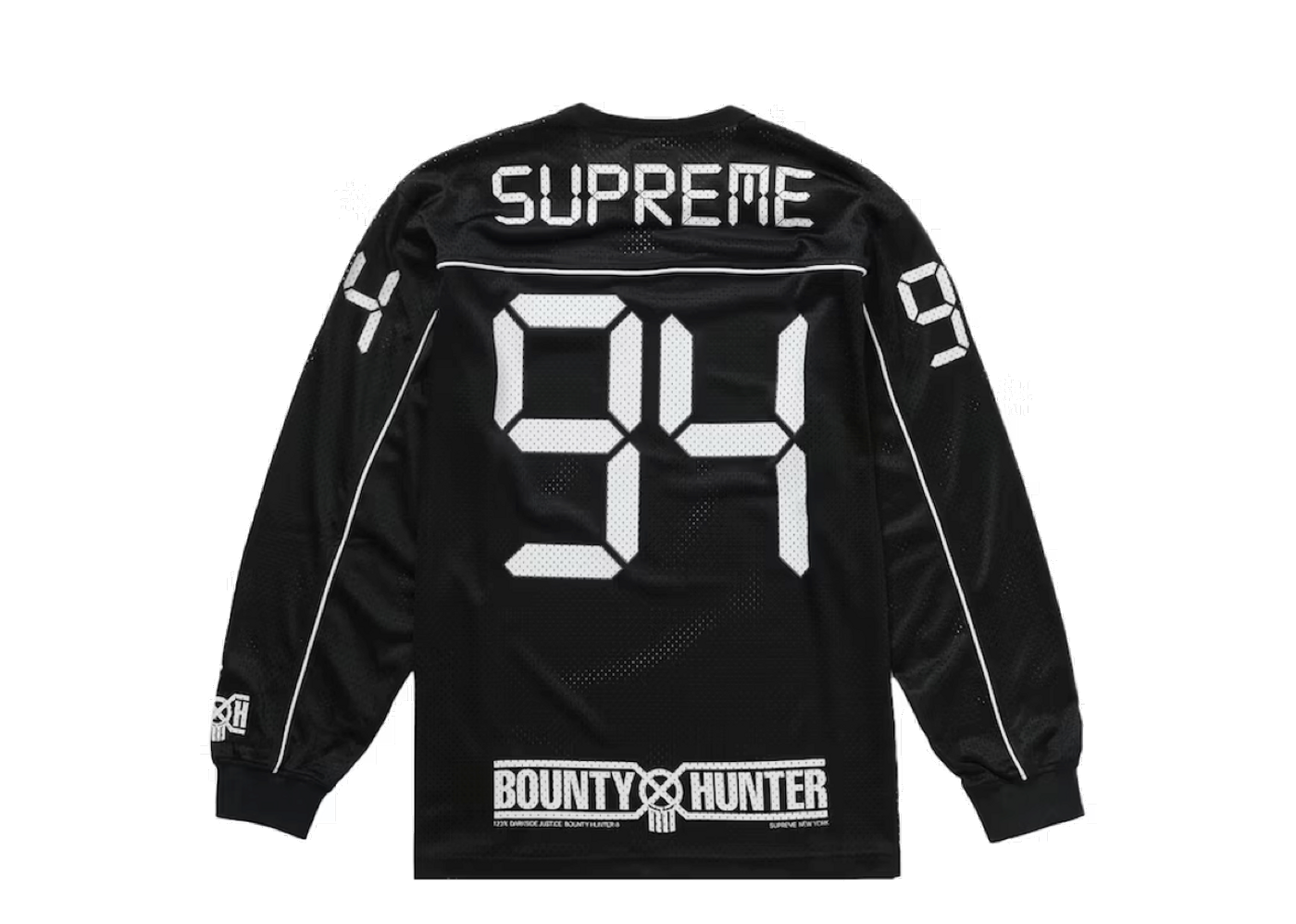 Beli Supreme Bounty Hunter Mesh Moto Jersey Black | Kick Avenue