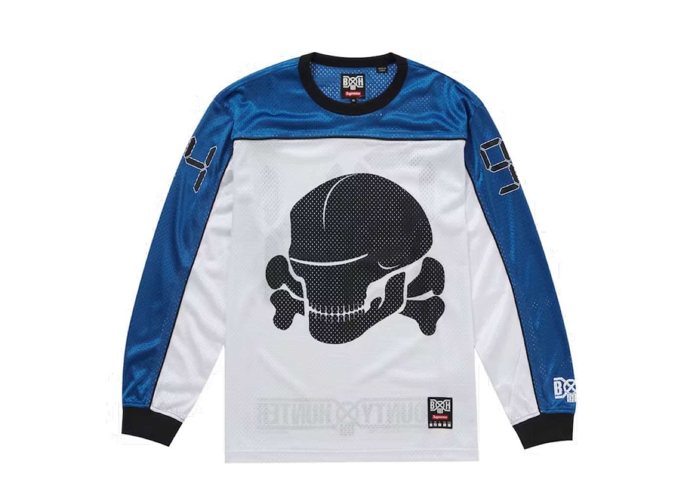 Beli Supreme Bounty Hunter Mesh Moto Jersey White | Kick Avenue