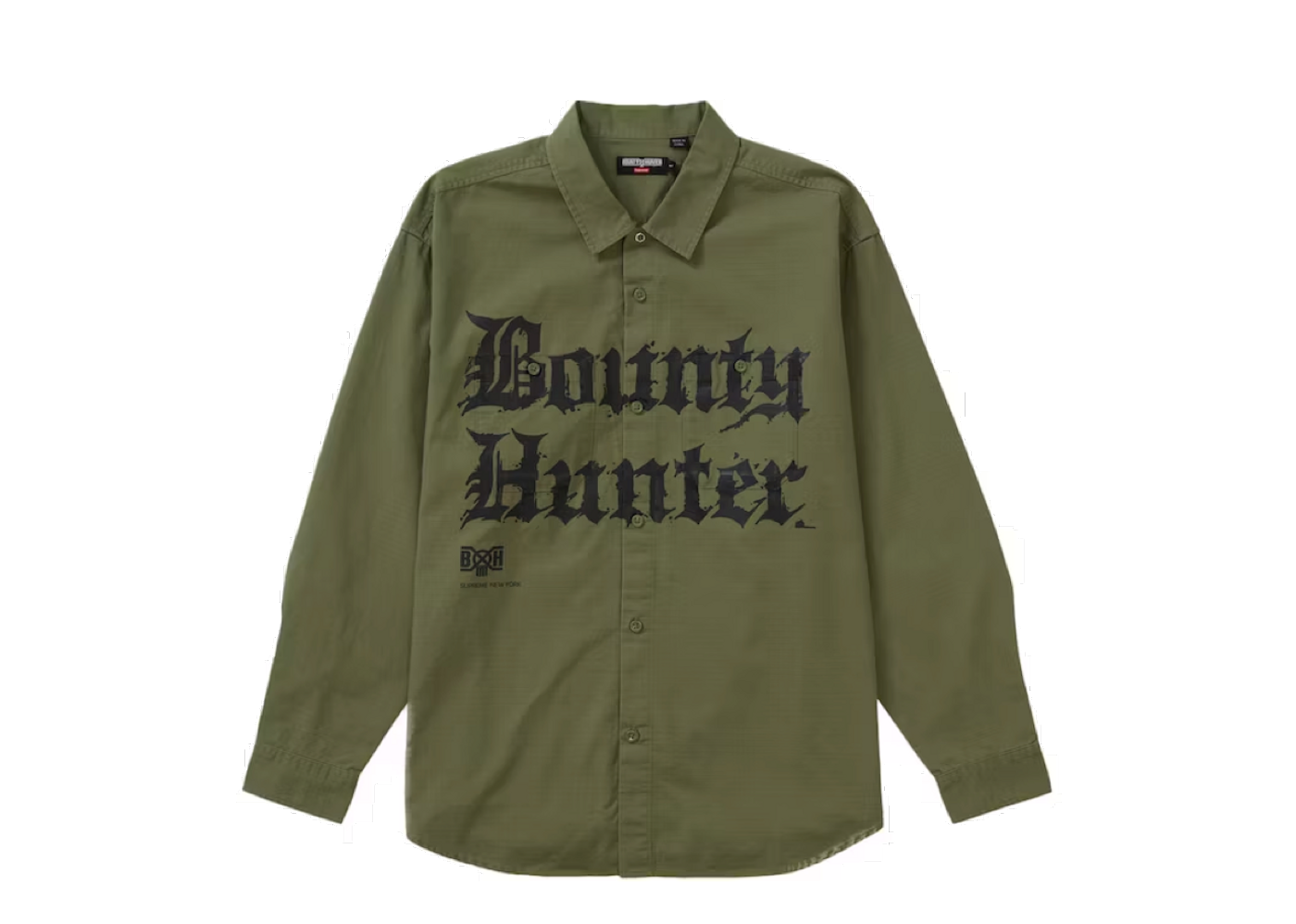 Beli Supreme Bounty Hunter Ripstop Shirt Olive | Kick Avenue
