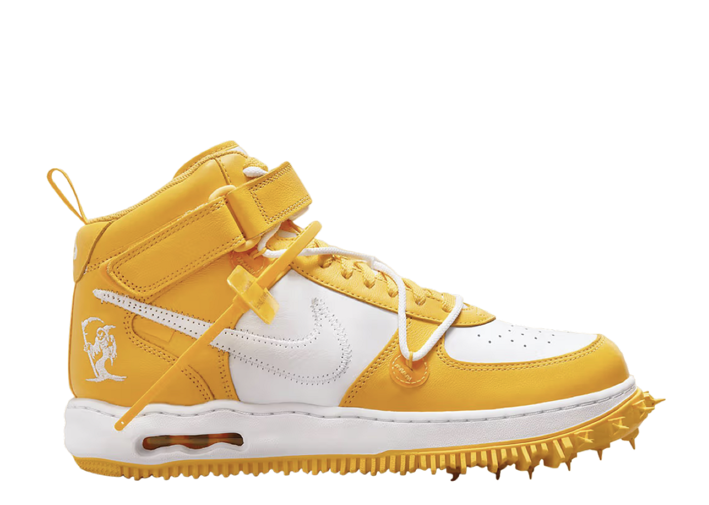 Off-White x Nike Air Force 1 Mid Varsity Maize DR0500-101