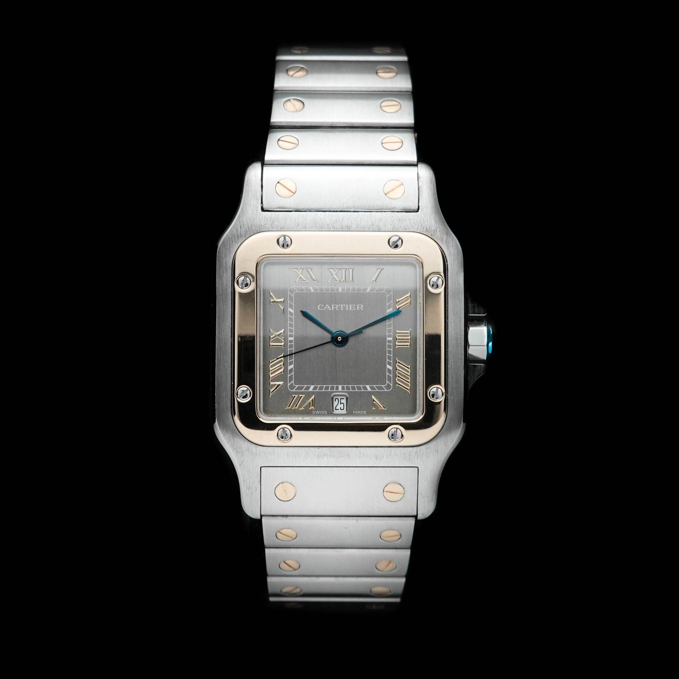 Beli Cartier Santos Galbee Ghost Dial Two Tone Ref W20030C4