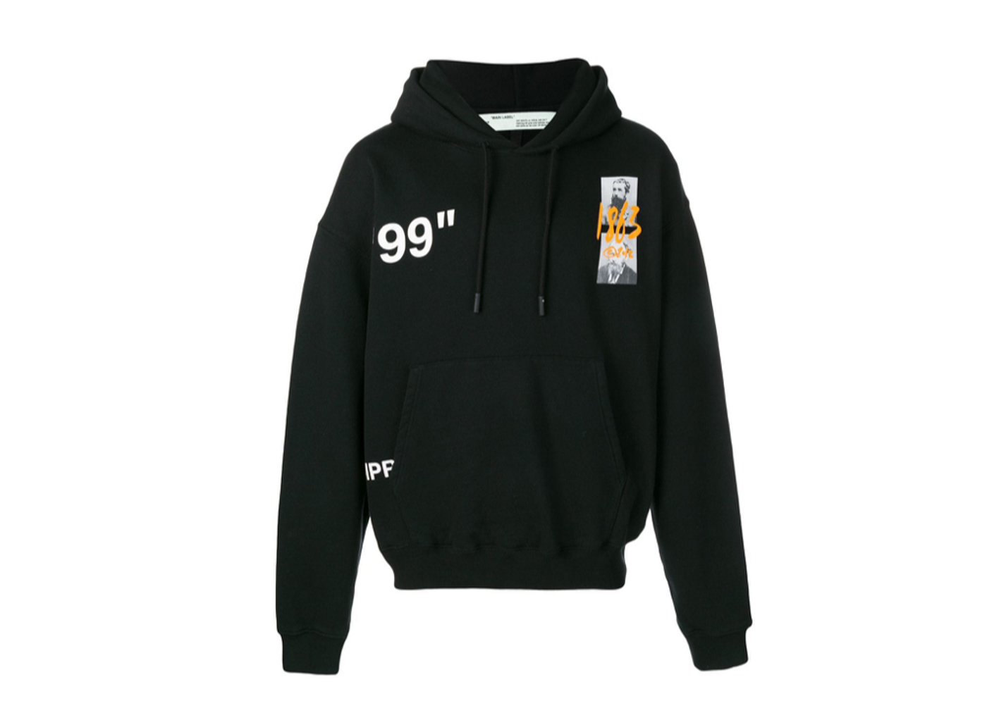 Off white impressionism hoodie on sale black