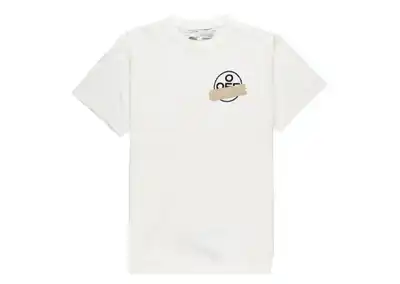 OFF-WHITE Slim Fit Apple Print Arrow T-shirt Black