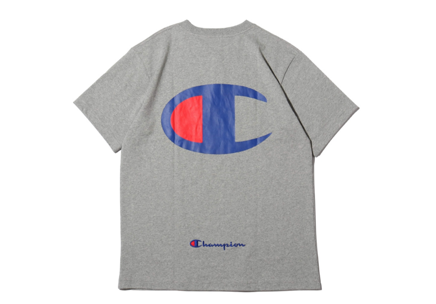 Big champion outlet logo t shirt