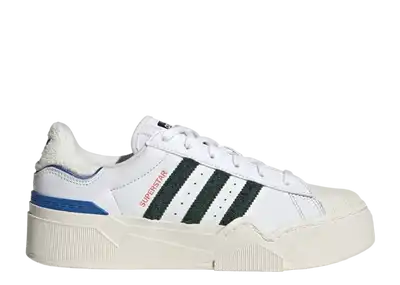 Adidas superstar j cheap rainbow white metallic silver