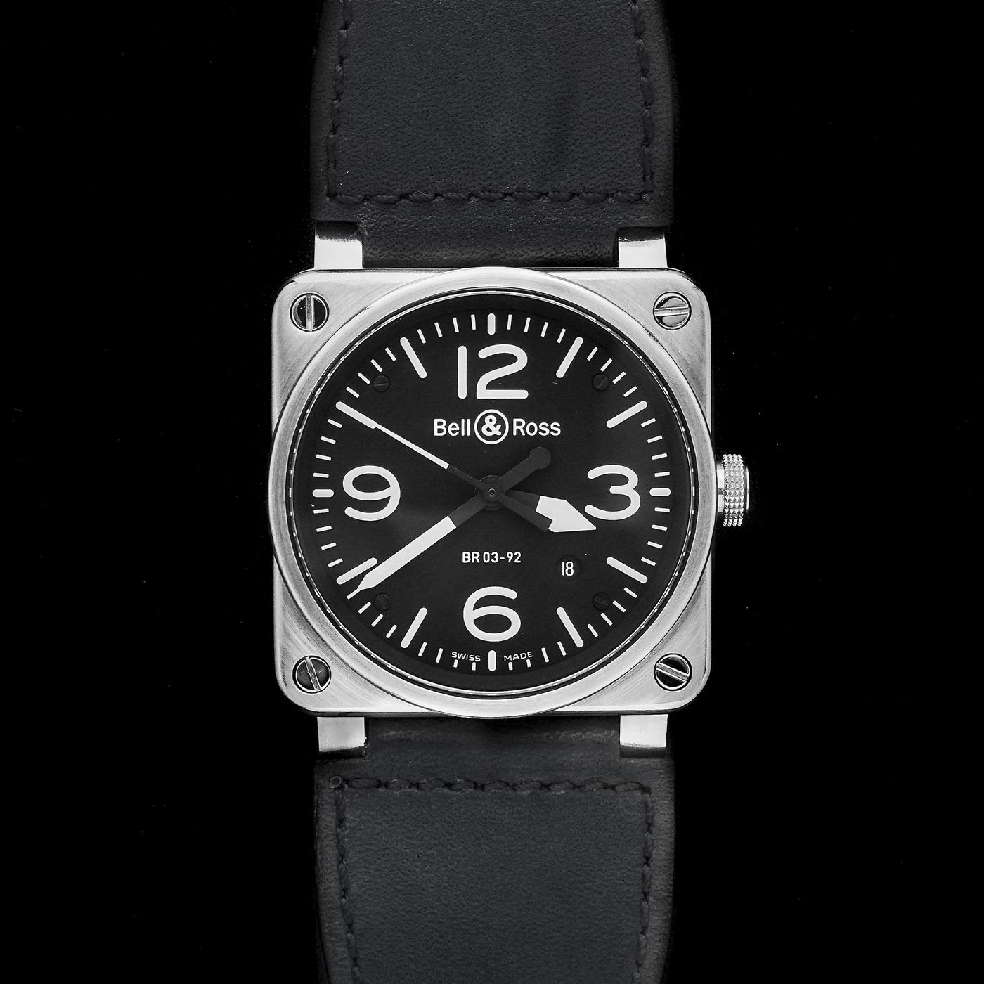 Beli Bell Ross Aviation Br03 92 Ref Br0392 Bl St Kick Avenue