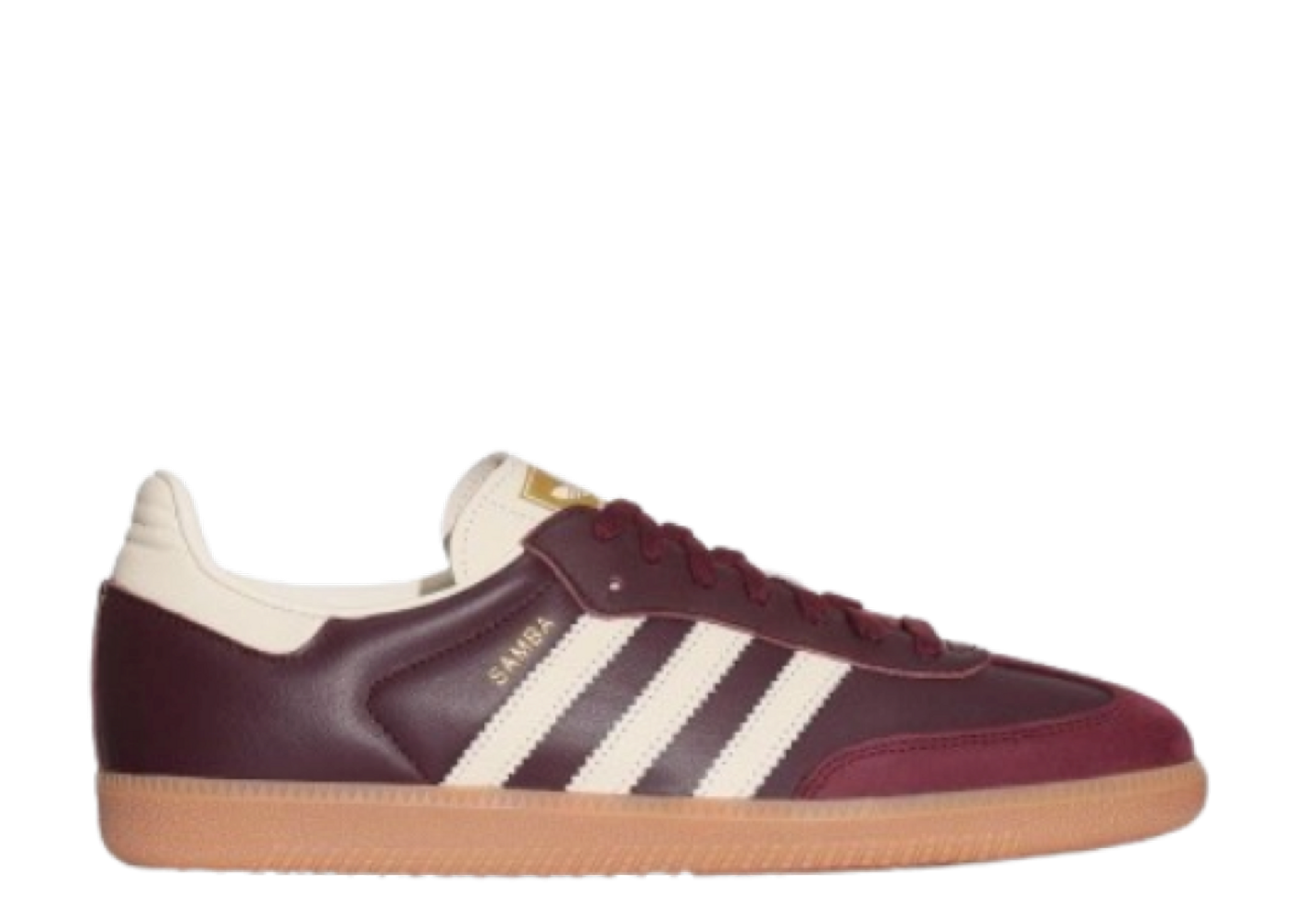 Maroon cheap adidas samba