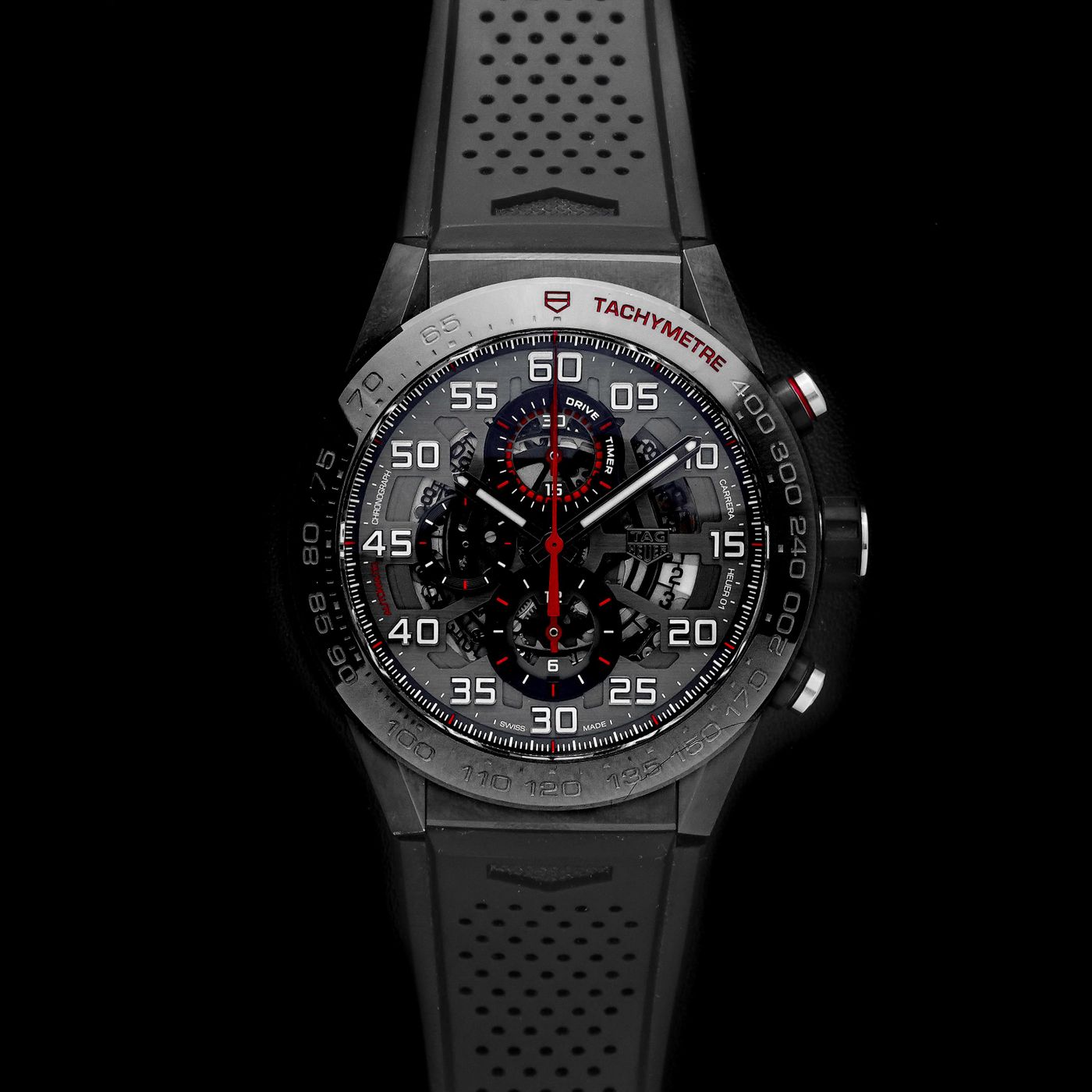 Beli Tag Heuer Carrera Black Pvd Ceramic Bezel Ref Car2A1H.Ft6101