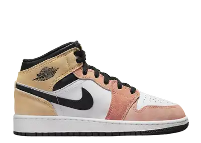 Jordan 1 Mid Hyper Pink White (TD)