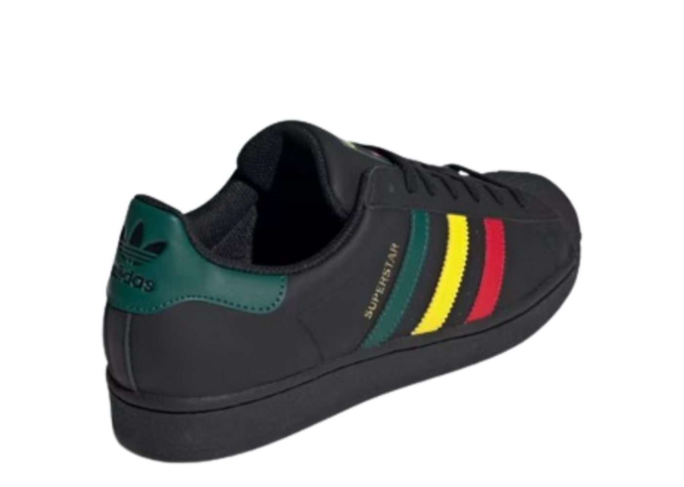 Adidas superstar hot sale rasta